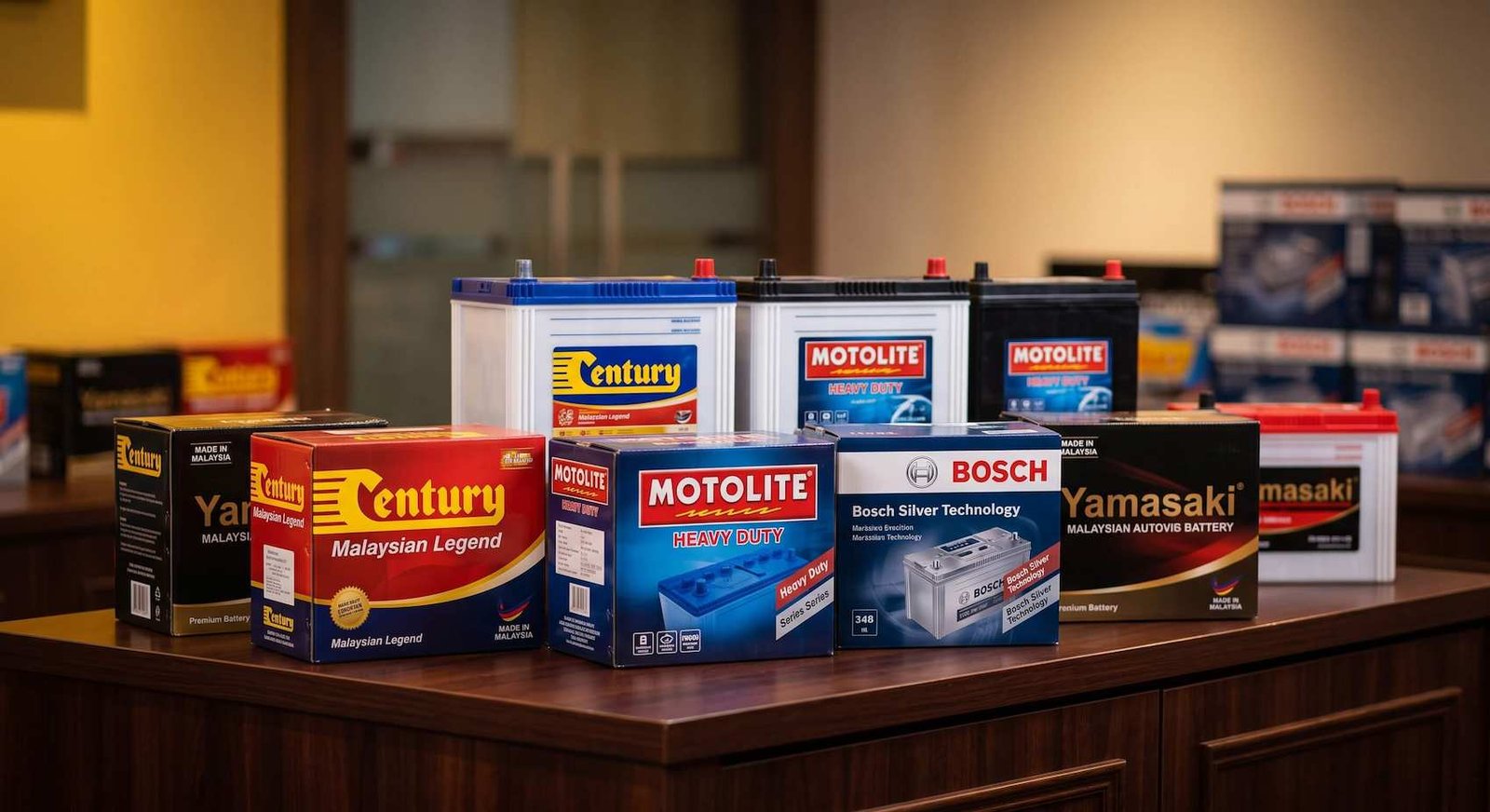 Car batteries in stock at KS Glow