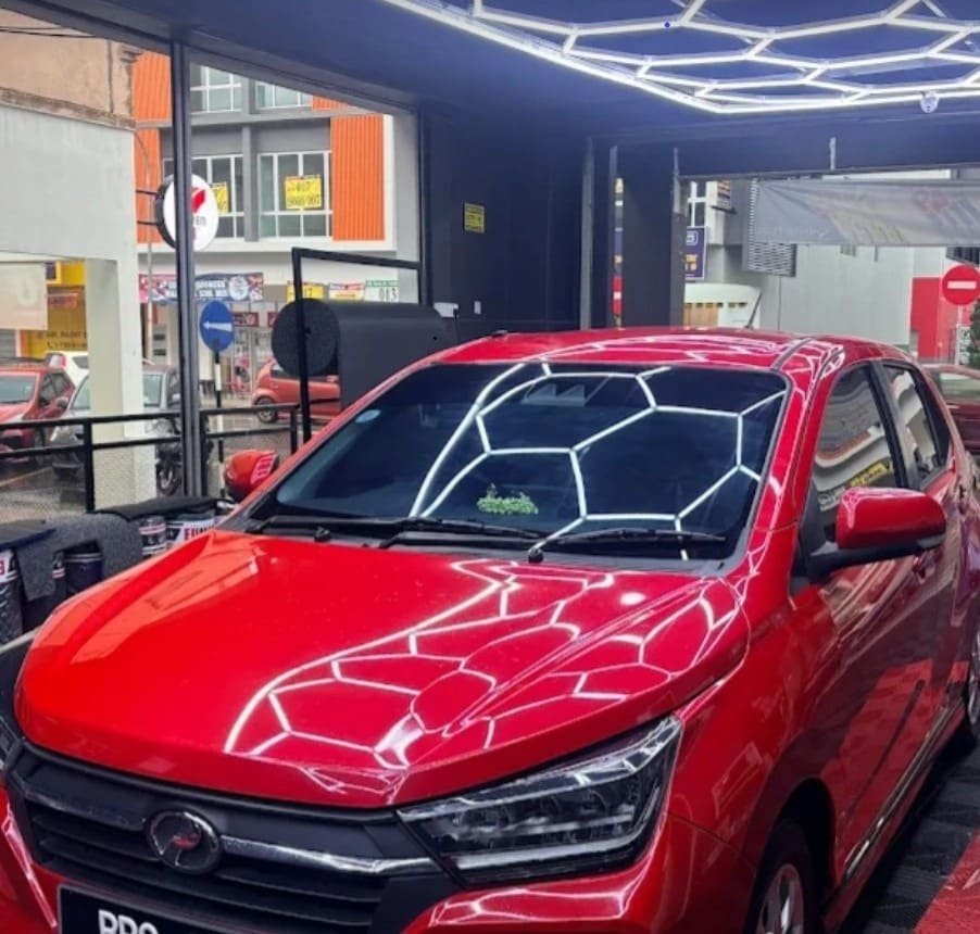 Car with UV Korea Tint installed